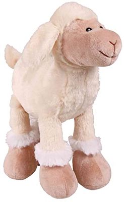 Trixie Peluche Morbido Bianco Squeaky Pecora Cane Giocattolo