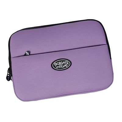 Funda Ordenador Portatil - Funda Protectora PC de 13-14 Pulgadas - Lila Pastel - Medidas 29 x 2 x 36 cm - Ocean's Wave