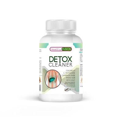 Healthy Fusion Detox Cleaner | Détox Naturelle & Drainage Actif | Soutien Foie, Reins et Digestion | Confort Intestinal & Ventre Léger | 60 Gélules