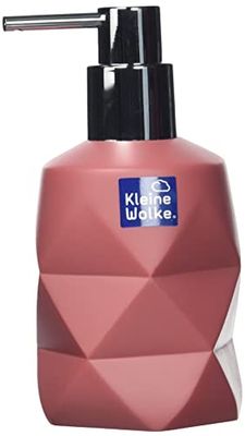 Kleine Wolke Crackle Dispensador de jabón, Resina, Palisandro, 8 x 17 cm