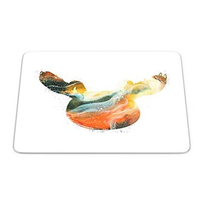 Bonamaison, Rectangle Pop Art Digital Printed Mouse Pad, Non-Slip Base, for Office and Home, Size: 22 x 18 cm