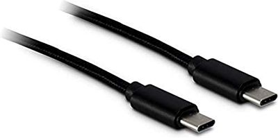 Inter-Tech 8885462 USB-kabel 1 m USB C svart - USB-kablar (1 m, USB C, USB C, svart)