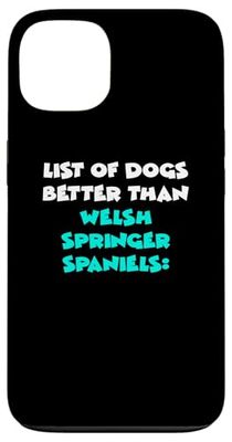 List Of Dogs Better Than Welsh Springer Spaniels Custodia per iPhone 13