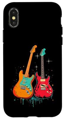 Vintage Guitar Case for iPhone X/XS