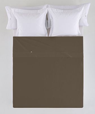 Sábana Sabana Encimera Color Musgo - Cama de 105 50% Algodón / 50% Polyester - 144 Hilos, Gramage: 115
