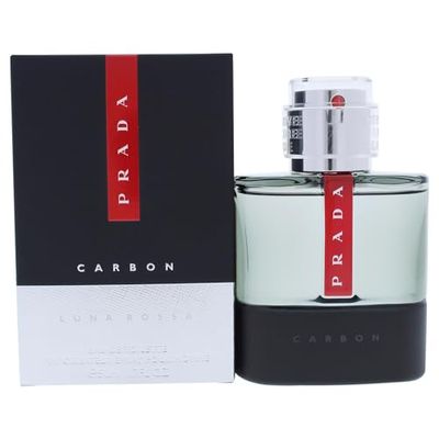 Prada Luna Rossa Carbon Homme/Man Eau de Toilette Spray, per stuk verpakt (1 x 50 ml)