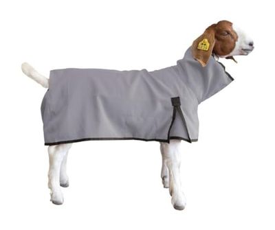 Couverture pour chèvre, Taille S, Gris