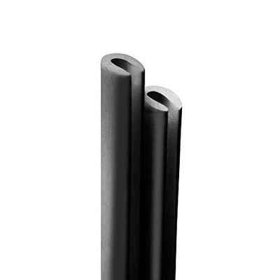 4R Quattroerre.it 12105 Perfis protetores de portas para carros, prata, 2 peças, 65 cm