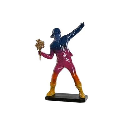 Home ESPRIT Decoratief figuur, meerkleurig, 41 x 24 x 66 cm