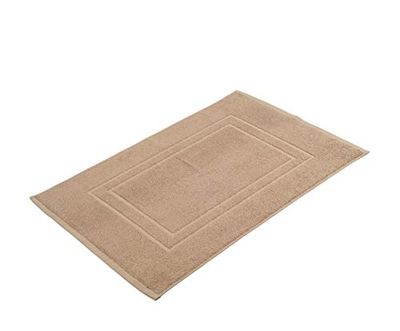 Gözze - Set de 2 alfombrillas de baño, Algodón, 50 x 70 cm - Capuchino