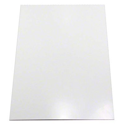Ferroflex® Foglio Ferroso Flessibile A4-3m™ Autoadesivo E Superficie Lucida Bianca A Secco (1 Foglio)