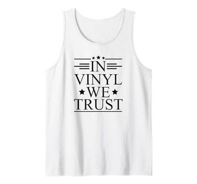 In vinile We Trust Citazione per collezionisti di dischi Canotta