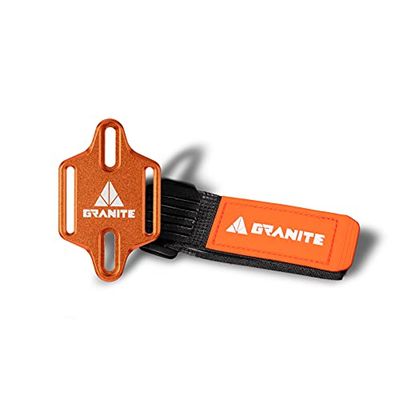Granite Portaledge Fascia per Attacco Utensile per Supporto Portaborraccia per Bicicletta per Attrezzi e Camere d'Aria (Arancione)