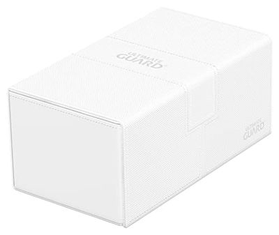 Ultimate Guard Twin Flip`n`Tray 200+ XenoSkin Monocolor Blanc