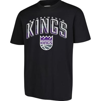 Ultra Game arqué T-Shirt à Manches Courtes en plexiglas pour Homme, Noir, Medium