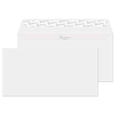 Blake Premium Business 110 x 220 mm 120 Gsm Plånbok Peel And Seal 36882 Diamantvit Slät, Förpackning Med 500