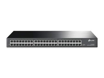 TP-Link TL-SG1048 Gigabit Ethernet de 48 portas (comutador não gerenciado, plug and play, metal, montagem em rack, sem ventilador, vida limitada)