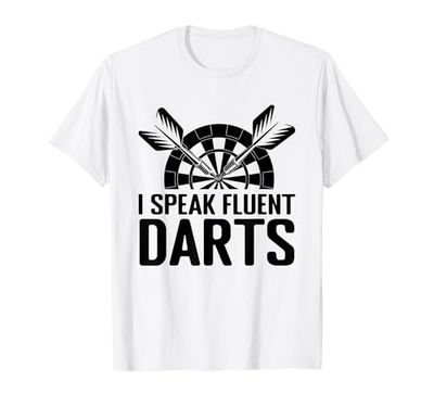 I Speak Fluent Darts Gioco Giocatore Sportivo Maglietta