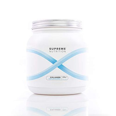 Supreme Nutrition Collagen - Unflavoured | 400g - 26 Servings | Great for Skin, Hair, Nails | High Purity Approved | Bring Back Your Glow