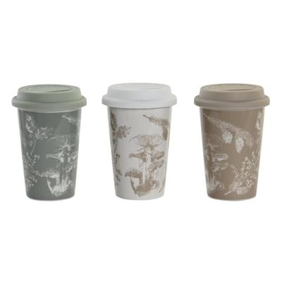 MUG PORCELANA SILICONA 10X10X14 400 ML, 3 SURT.