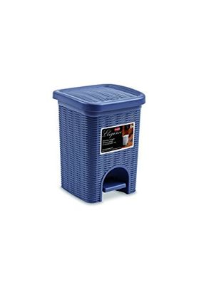 Stefanplast elegans badrum soptunna, luftblå, 20,5 x 20,5 x 28 cm 20.5 x 20.5 x 28 cm marinblå