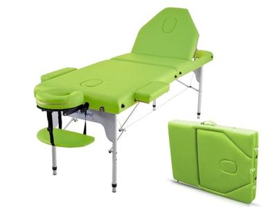 QUIRUMED ELITE aluminium klapbed 186 x 66 cm groen