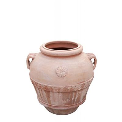 Biscottini Vasi terracotta grandi per piante 82x76x82 cm Made in Italy | Vaso grande da esterno artigianale