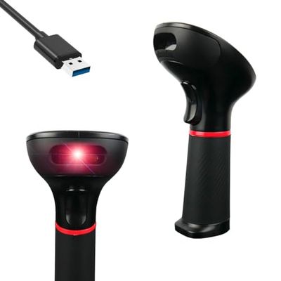 Lecteur de Code 2D Câblé, Code Aztèque, Lecteur de Code-Barres avec Modes Manuel et Automatique, Lecteur de Code-Barres Multidimensionnel avec Support, HDWR HD-SL36A
