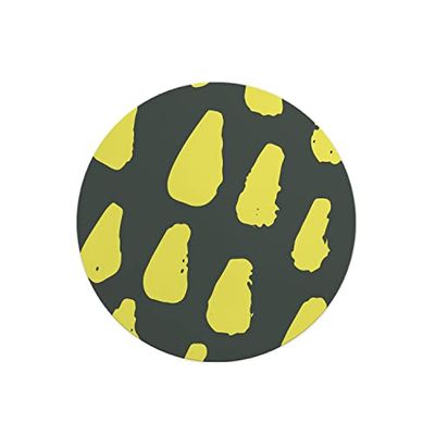 Questo Casa, Round Digital Printed Mouse Pad, Non-Slip Base, for Office and Home, Diameter:22cm