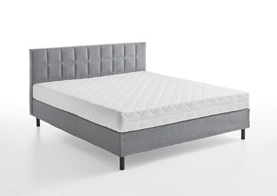 Atlantic Home Collection Nikola Cama con Base integrada, Incluye colchón con núcleo de muelles ensacados H2