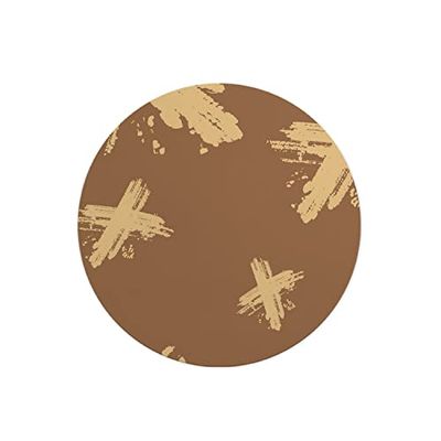 Questo Casa, Round Digital Printed Mouse Pad, Non-Slip Base, for Office and Home, Diameter:22cm
