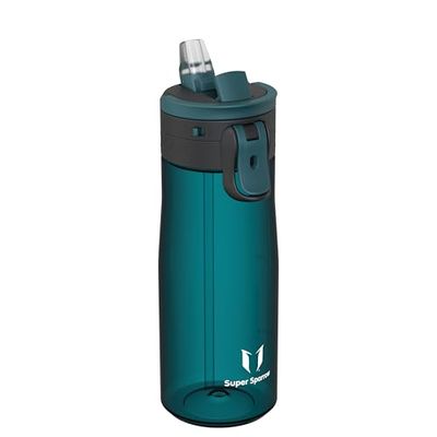 Sparrow Vattenflaska 750 ml - BPA-fri - TouchFlow Giftfri Tritanflaska - Ett-trycks Sugrörsflaska - Läckagesäker & Hållbar Dryckesflaska för Sport och Utomhusbruk
