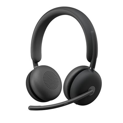 Logitech Zone Wireless 2 Premium ruisonderdrukkende headset met hybride ANC, Bluetooth, USB-C, USB-A, gecertificeerd voor Zoom, Google Meet, Google Voice, Fast Pair, grafiet
