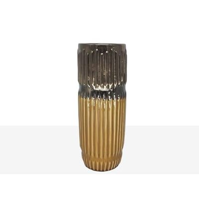Romimex Vase Mustard Ceramic 12 x 31 x 12 cm