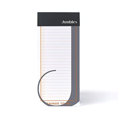 Jumble and Co Dippy to-Do List Notepad Black JDPDMP-05A