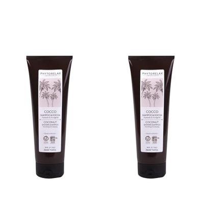 Phytorelax Laboratories Shampoo e Doccia Nutriente e Avvolgente - 250 ml (Confezione da 2)