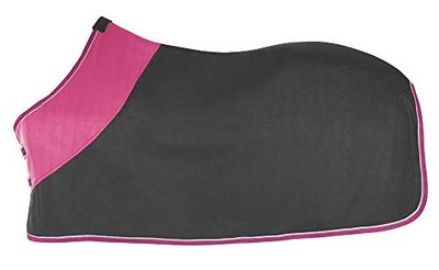 PFIFF 100983 Couverture Polaire pour Cheval Gris/Rose 145 cm