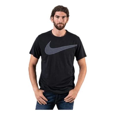 Nike M Nk BRT Top SS Hpr Dry Hbr, Maglietta Uomo, Nero/Bianco, 2XL