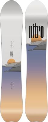 Nitro Snowboards Donna Drop Board '25 All-Mountain Freeride Girls Powder Carving Board Cam-Out Camber