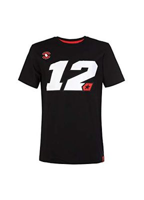Valentino Rossi Maverick Vinales, Tshirt Man, Black, XL