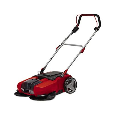 Einhell Accu veegmachine TE-SW 18/610 Li Solo Power X-Change (18 V, li-ion, vuilcontainer van 20 L, 61 cm werkbreedte, parkeerpositie, verstelbare duwboom, afneembare lip, aan/uit-schakelaar)