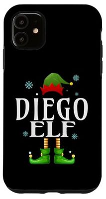 DIEGO Elf Xmas Funny Men's Family Matching Christmas DIEGO Case for iPhone 11