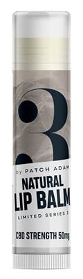 Patch Adam CBD Infused Natural Lip Balm | 50mg CBD | Avocado Oil, Shea Cocoa Butter Lip Balm, Anti-Inflammatory