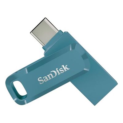SanDisk Ultra Dual Drive Go USB 64GB USB flash drive USB Type-A/USB Type-C 3.2 Gen 1 (3.1 Gen 1) Blue