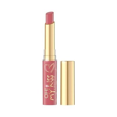 Eveline Cosmetics Oh! My Kiss Oh My Kiss Lipstick 04 - Vegan, Nourishing Lip Color with Natural Oils - Long-Lasting & Hydrating Formula, 0.14 oz
