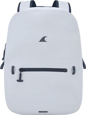 Breakwater Supply™ 100% Waterdichte Dompelbare Rugzak, Laptoptas, Luchtdichte Ritsen | Reizen Buiten | Fogland 25L 20L 15L, Fogland Lite 15l (Mist Wit), 15L, Rugzak