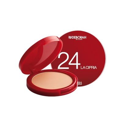 Deborah La Cipria N.24 Light Rose ad azione opacizzante, Texture leggera con un finish naturale, per una pelle omogenea e levigata