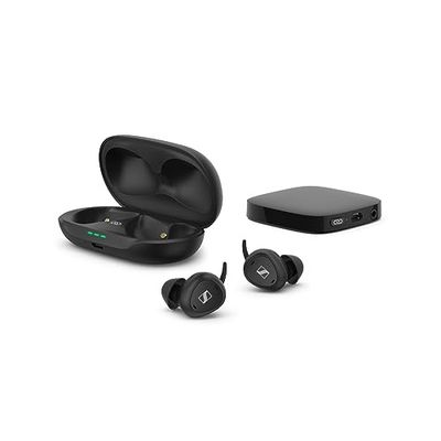 Sennheiser TV Clear Set, Écouteurs sans Fil avec réduction de Bruit Passive et Bluetooth, Intra-Auriculaires et Confortables, pour écouter la télévision Noir