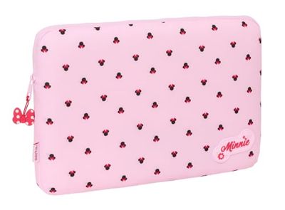 Safta MINNIE MOUSE NAIVE – Laptop Sleeve 15.6 Inches, Backpack, Ideal for Children of Different Ages, Comfortable and Versatile, Quality and Resistance, 39.5 x 3.5 x 27.5 cm, light pink, M, Casual