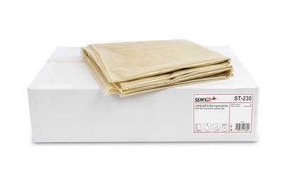Semy - Bolsas (PEBD-poliestireno, tipo 100, con banda de PP, aprox. 2, 5 l, pack de 20 unidades), color negro
